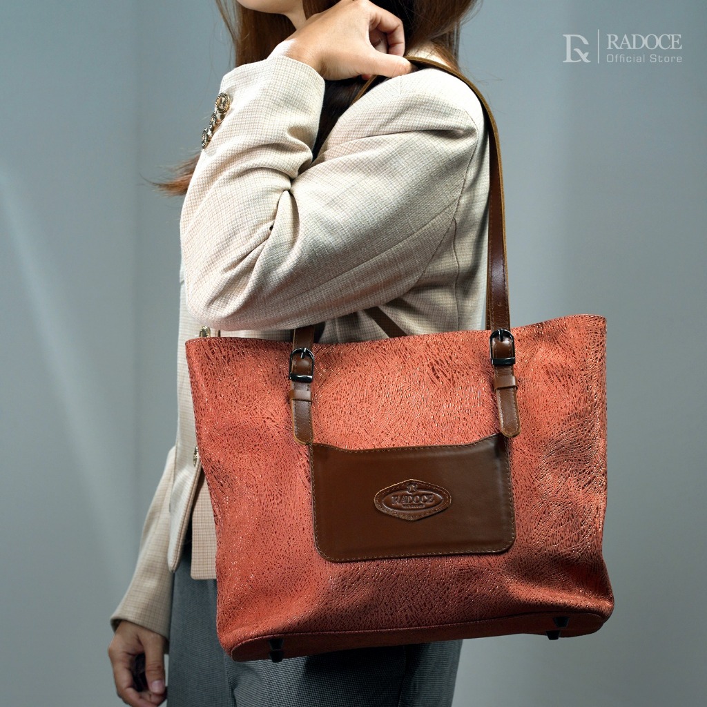 Radoce Bags - Tote Bag Wanita - Tas Kulit Sapi Asli - TOTTE FLORENCE