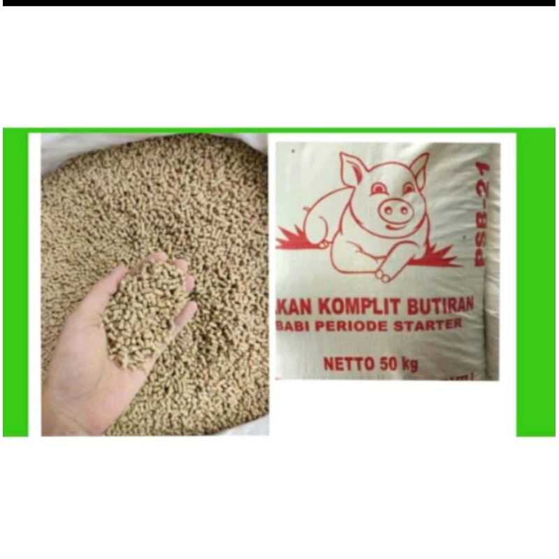 SINTA PAKAN BUTIRAN KOMPLIT PELLET BABI STARTER 15Kg