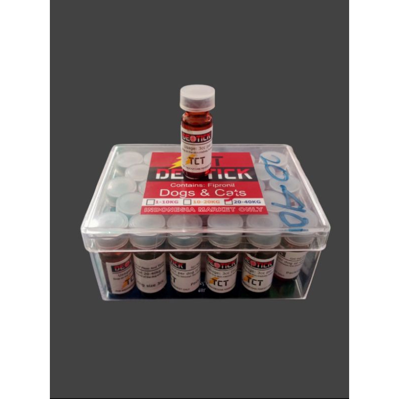 Detick Obat Kutu Anjing & Kucing 3ml