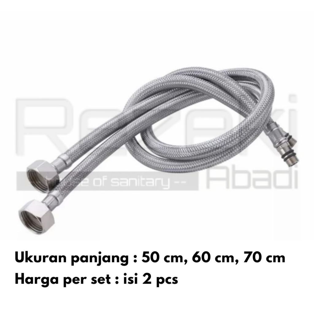 Fleksibel Panas Dingin untuk Kran Mixer - Selang Air Panas Dingin