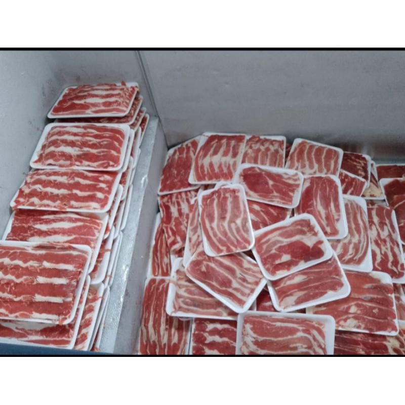 

Daging sapi Yosinoya Slice premium terbaik 500gr sapi import Ausy