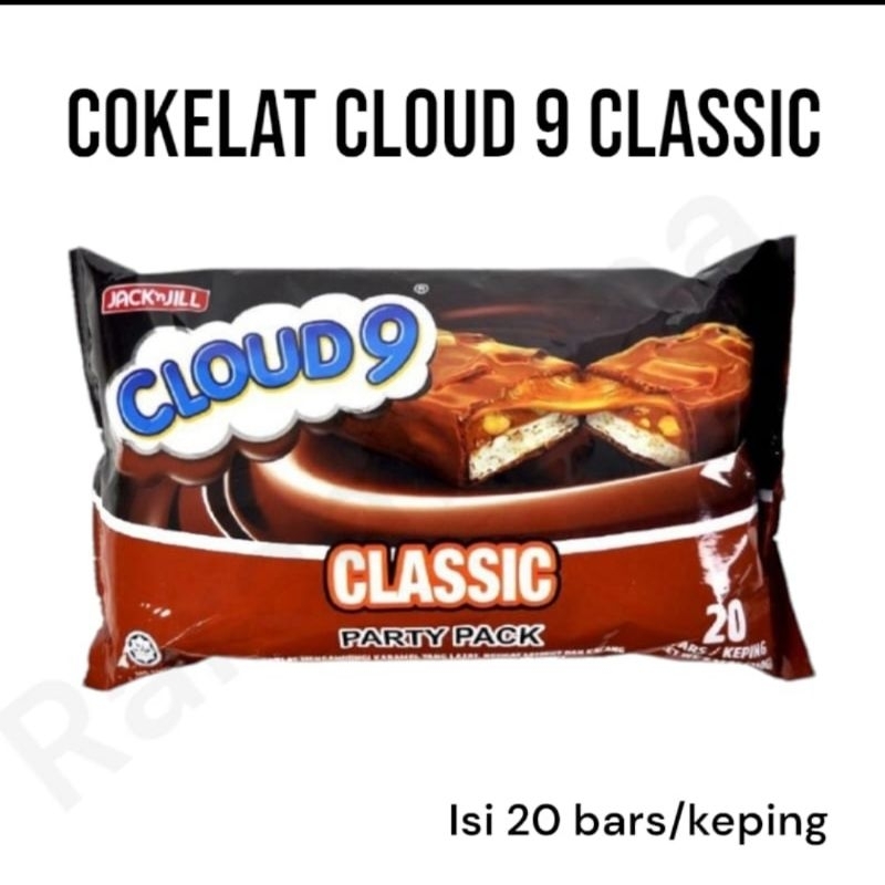 

COKELAT CLOUD 9 CLASSIC PARTY PACK ORI MALAYSIA ISI 20 PCS