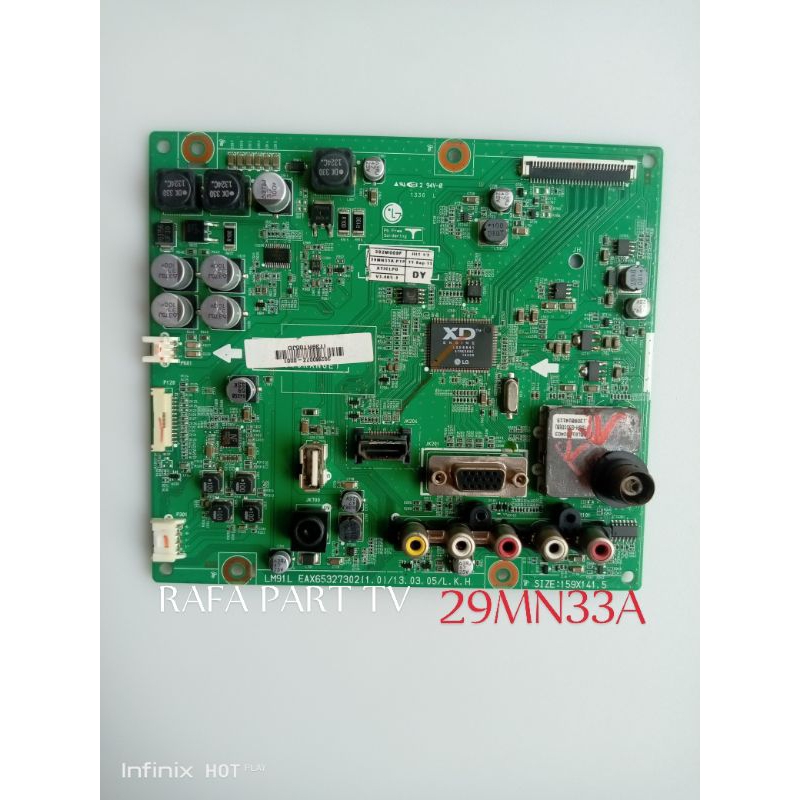 MB MAINBOARD TV LG 29MN33A
