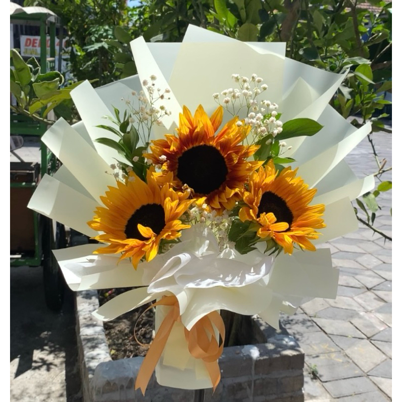 

BUKET BUNGA MATAHARI / BUKET SEGAR SUNFLOWER / BUKET FRESH FLOWER / BUCKET BUNGA PIKOK / BUKET BUNGA ASLI / BUKET BUNGA TANGKAI/BUKET WISUDA / BUKET KADO ULTAH / HADIAH