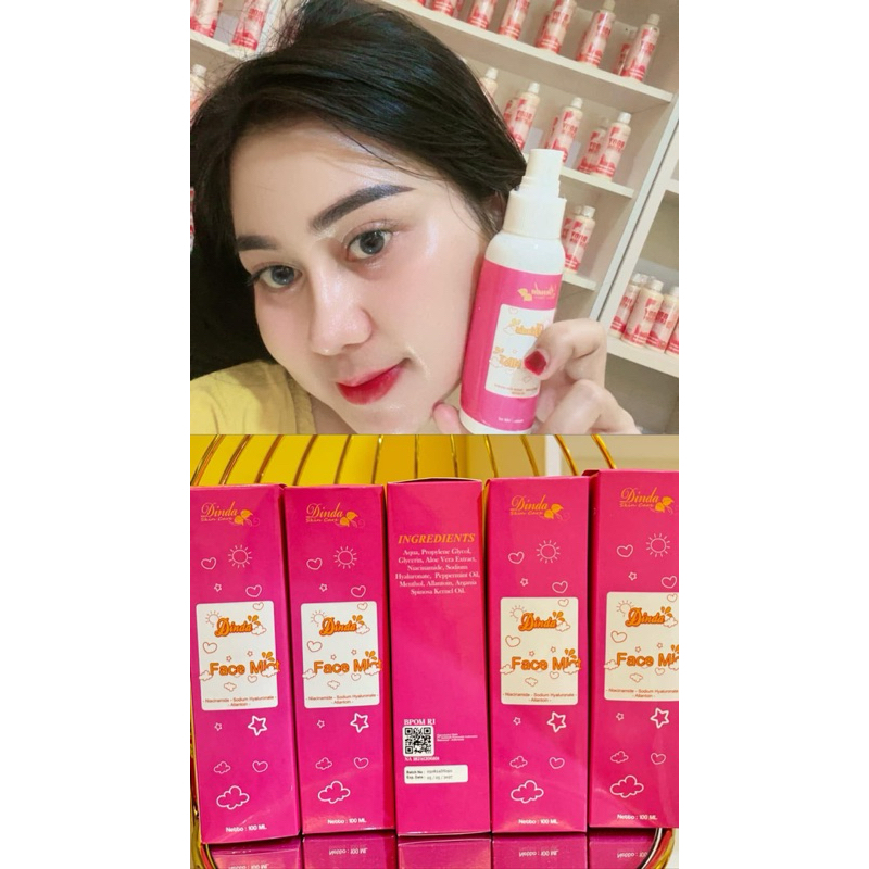 NEW FACE MIST DINDA SKINCARE || BPOM || ALL SKIN TYPE