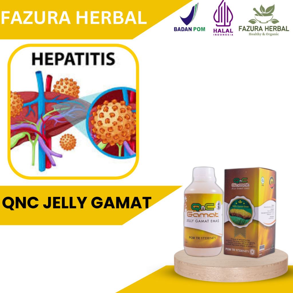 QnC Jelly Gamat - Obat Hepatitis, Obat Radang Hati, Obat Liver, Obat Radang Liver, Obat Fatty Liver