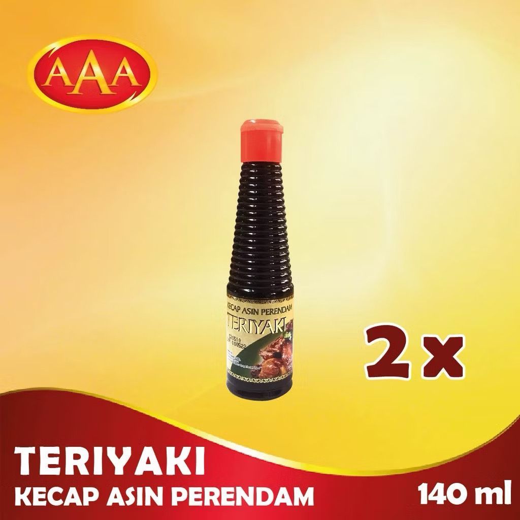 

Teriyaki Marinade Soy Sauce / Saus Teriyaki / Kecap Asin Peredam AAA 140ml