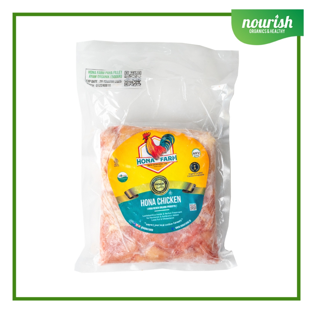 

Hona Farm Paha Boneless Ayam / Fillet Paha Organik Probiotik 500gr