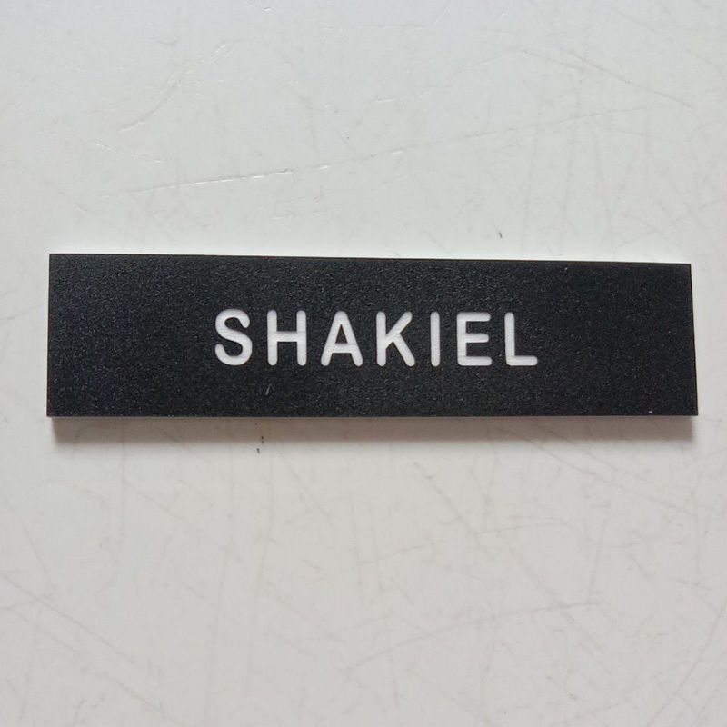 

Papan Nama Persit Mupus - Name Tag Persit Mupus