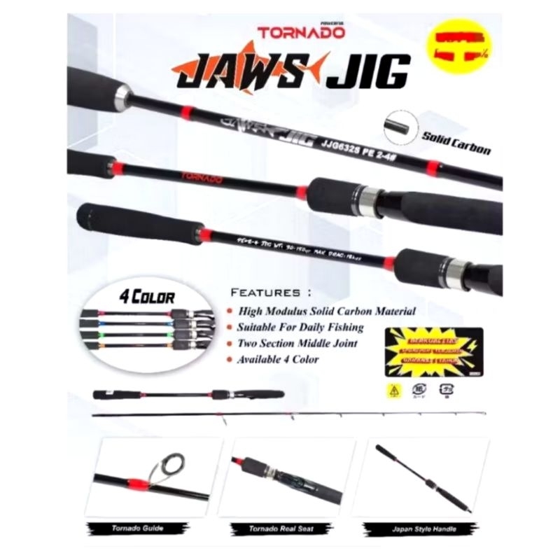 JORAN TORNADO JAWS JIG 632/189CM PE 2-4