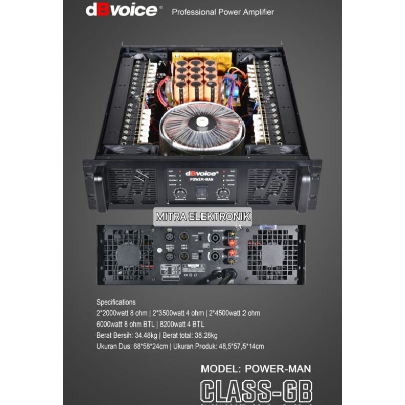 POWER DBVOICE POWER MAN CLASS GB / POWER DBVOICE POWERMAN CLASS GB ORIGINAL / Power Db Voice Power M