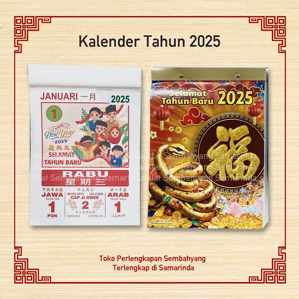 

Kalender Harian 2025 Robek Papan