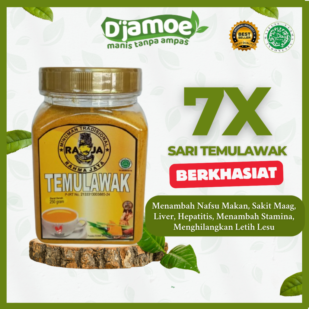 

Jamu Temulawak|Jamu Temu Lawak|Obat Herbal Tradisional Bubuk Hati|Liver|Nafsu Makan|Radang Sendi