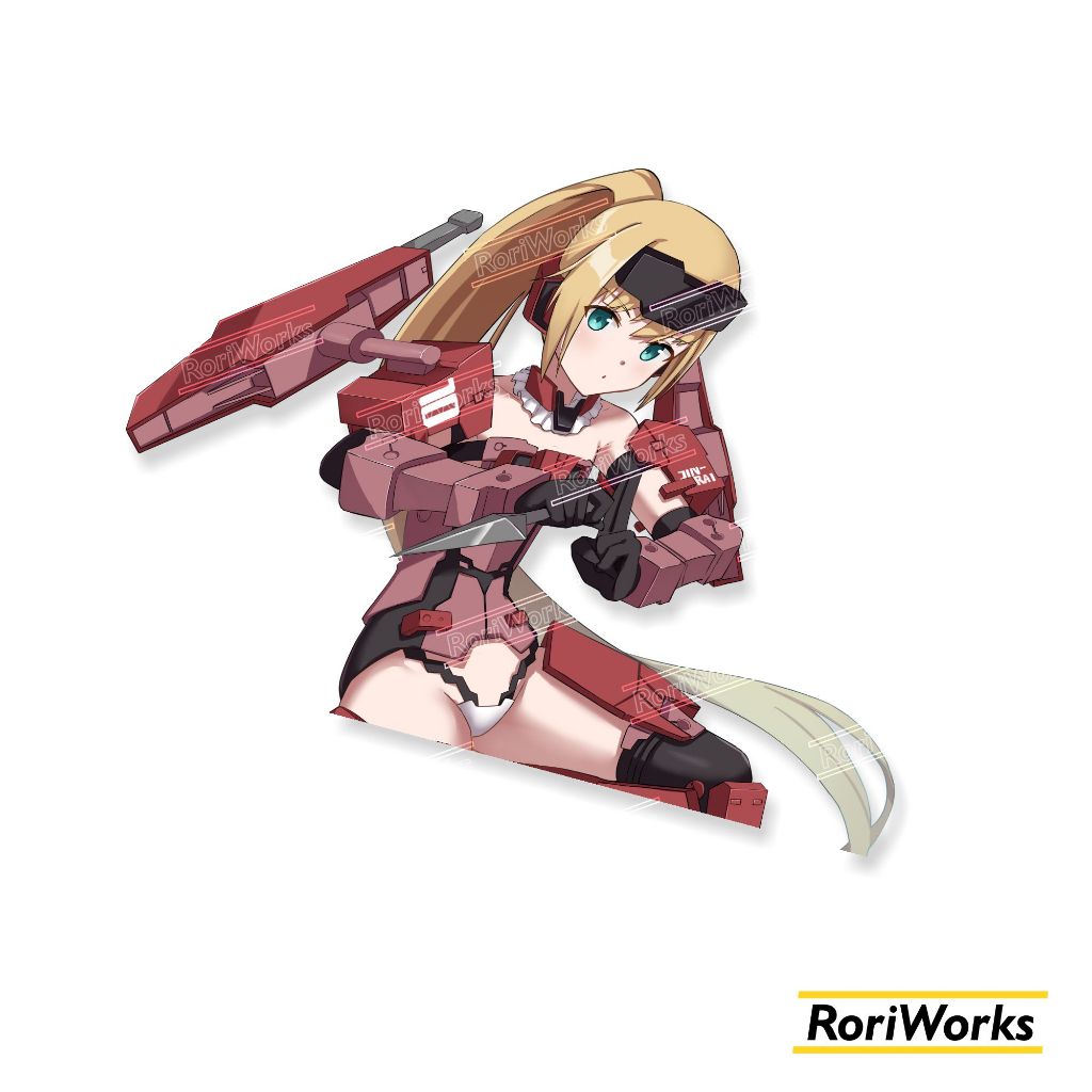 

Stiker Kiss cut - Jinrai | Frame Arms Girl | FAG