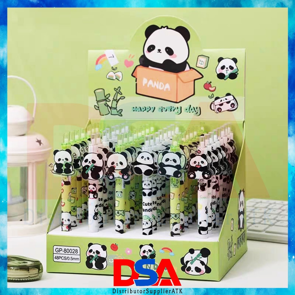 

PULPEN GEL 0,5 AKRILIK MOTIF PANDA LUCU TERBARU PULPEN GEL AKRILIK