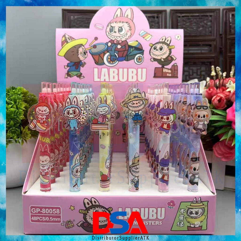 

PULPEN GEL AKRILIK MOTIF LABUBU CUTE TERBARU PEN GEL 0,5 AKRILIK