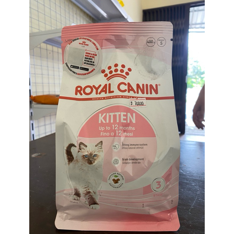 Royal canin kitten dryfood 400gr