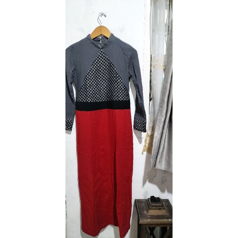 Gamis Long Dress Wanita Nazifa Elegan