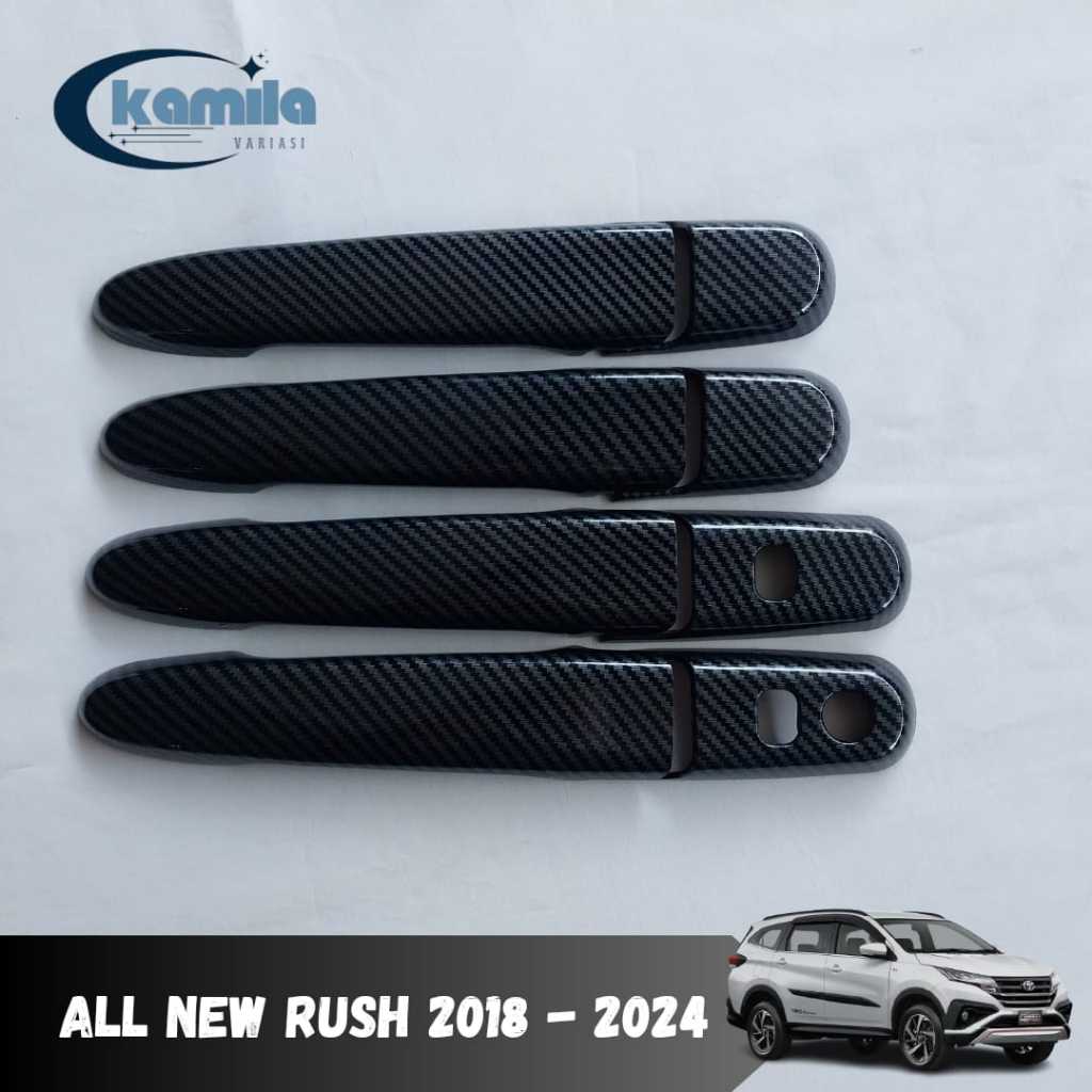 Cover Pintu Handle Mobil All New Rush GR Sport 2018 - 2024 Carbon
