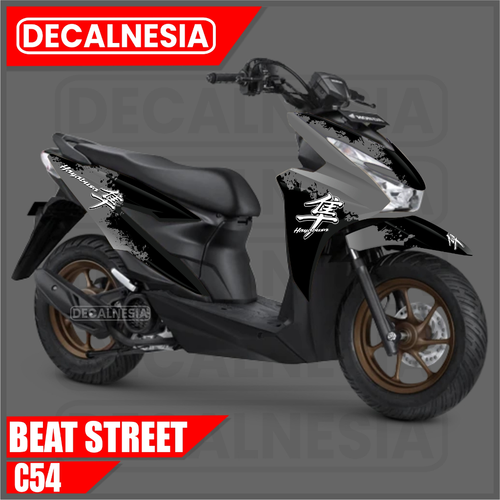 Stiker Decal Motor Beat Street New 2026 2025 2024 Full Body Sticker Hayabusa Variasi Simple Racing M