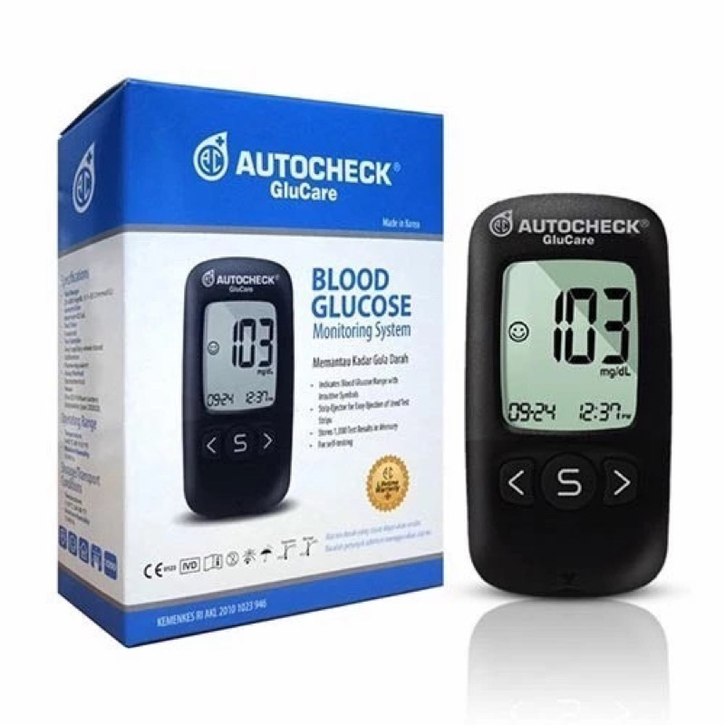 Autocheck GluCare Blood Glucose Meter Praktis