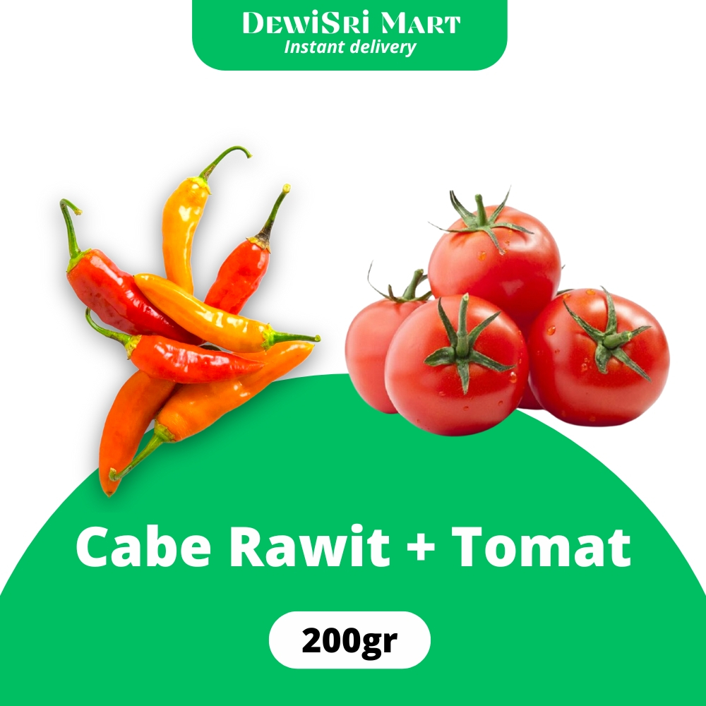 

Cabe Rawit + Tomat 200gr - Dewi Sri Mart