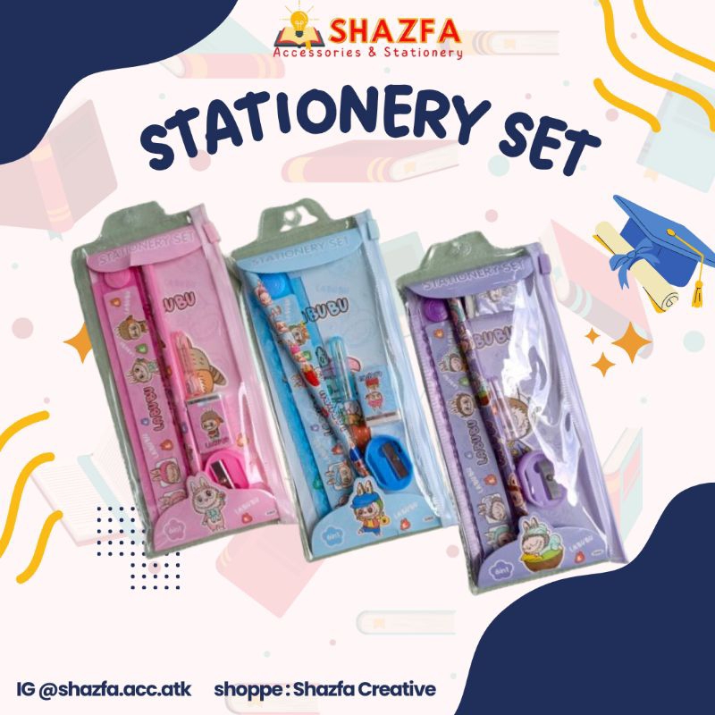 

Stationery Set / Paket Alat Tulis / Alat Tulis Set / Alat Tulis TK / Alat Tulis PAUD