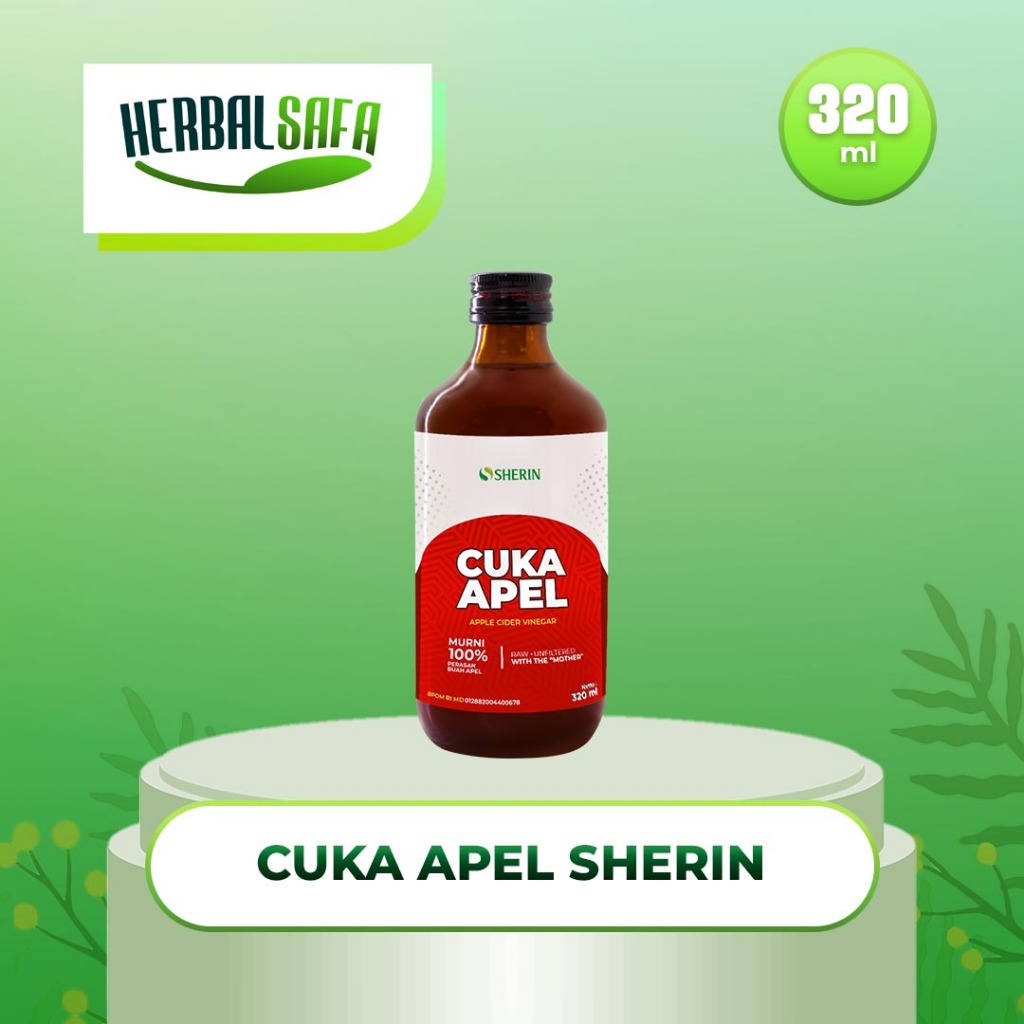 

Cuka Apel/Apple Cider Vinegar 320ml BPOM | SHERIN