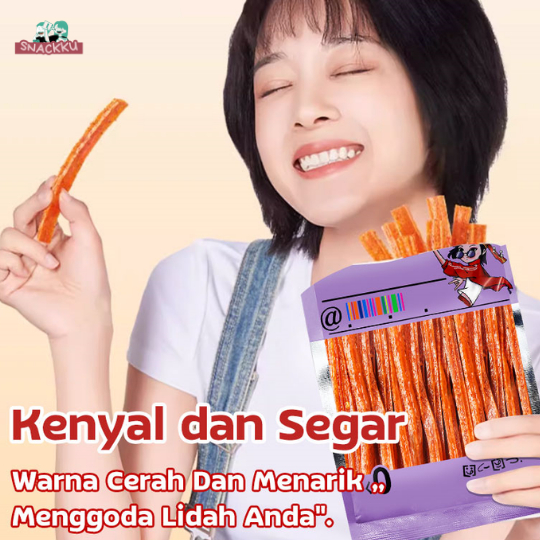 

BIG LATIAO / CEMILAN PEDAS SNACK VEGETARIAN GLUTEN SPICY MAKANAN RINGAN / LATIAO BESAR