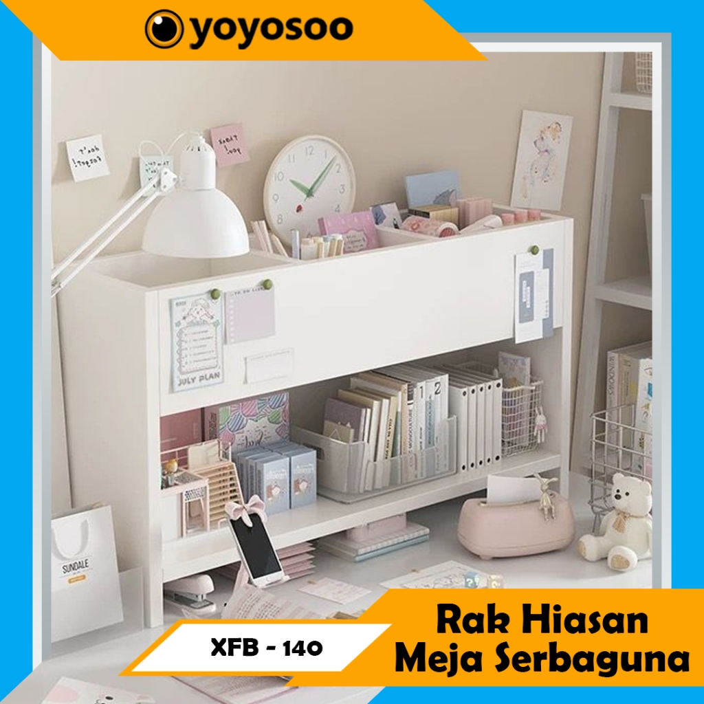 Rak Penyimpanan Meja Yijiada Meja Kantor Rak Buku Sederhana Meja Rak Buku Meja Siswa Rak Buku Kreati