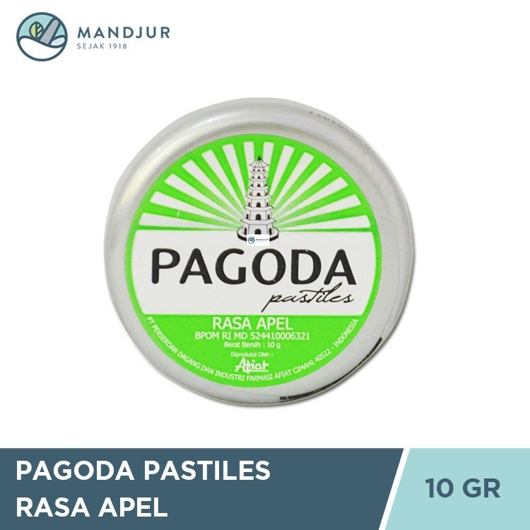 

Pagoda Pastiles Rasa Apel 10 Gram - Permen Pelega Tenggorokan