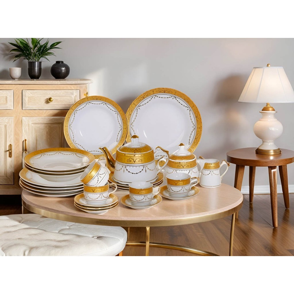 Dinner set vicenza I Perangkat makan Vicenza D88 I Tableware D88 Padi Perlengkapan Makan Vicenza