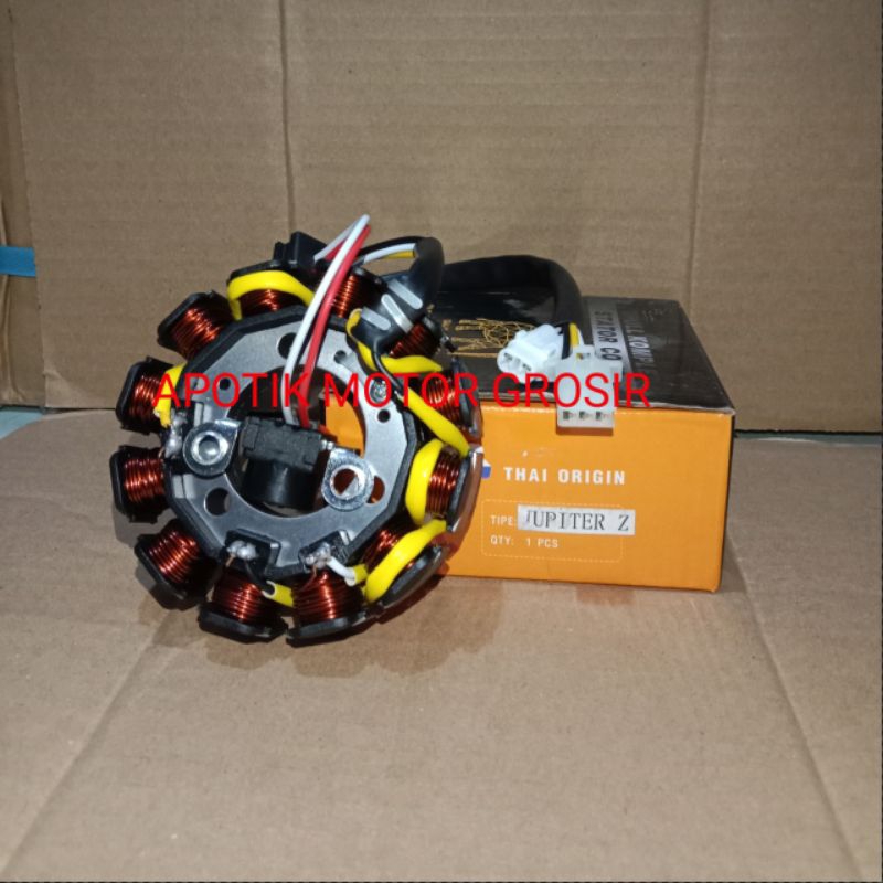 SPUL JUPITER Z KOMPLIT SPULL STATOR PULSER JUPITER Z VEGA R VEGA ZR LAMA KOMPLIT ORIGINAL THAI ORIGI
