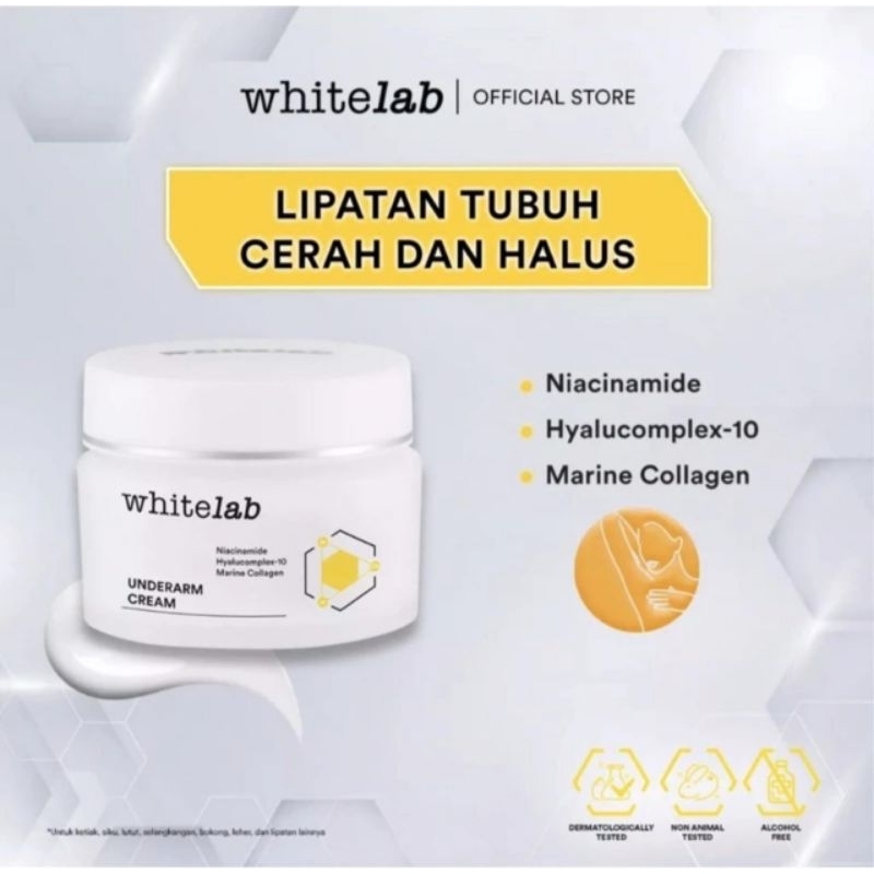 whitelab underarm cream | brightening day cream | brightening night cream