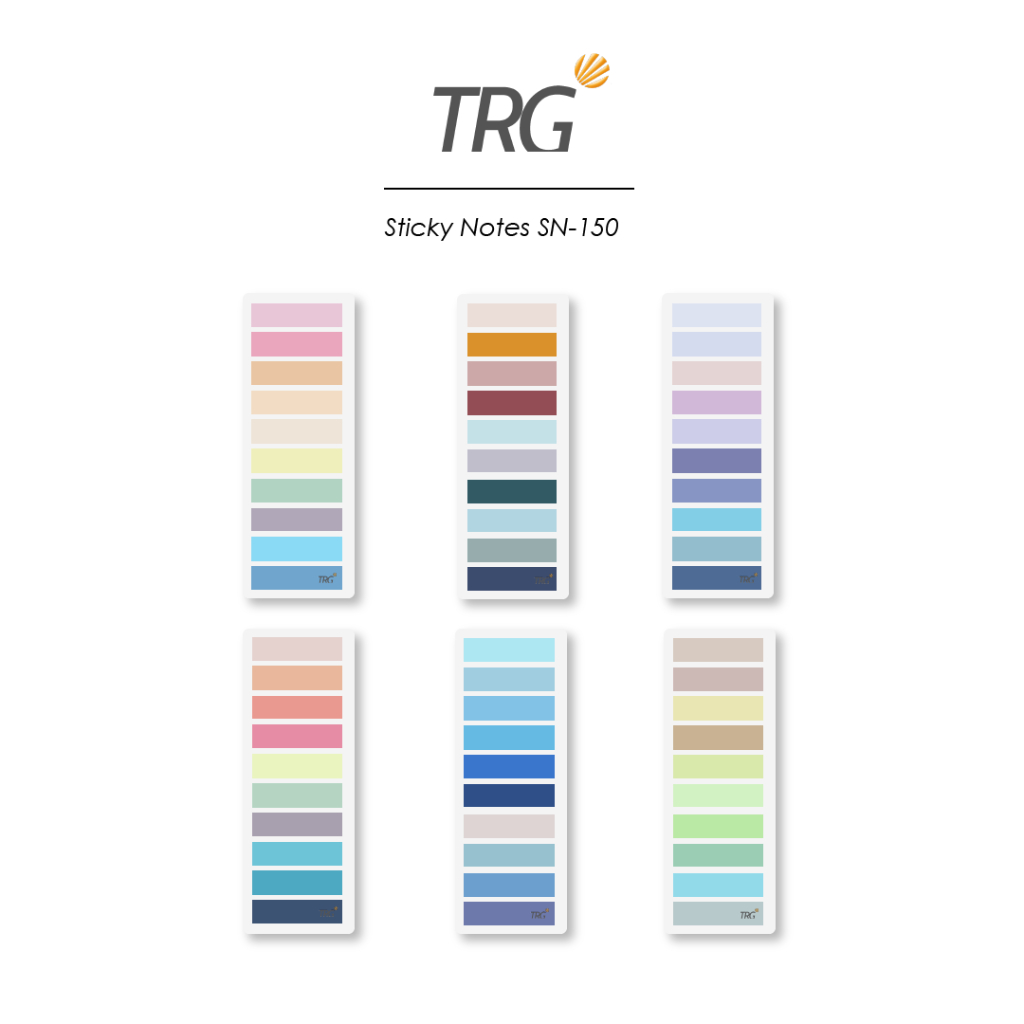 

TRG Index & Mark Note 10 Colors SN-150 - Memo Tempel Sticky Notes Warna Bahan Plastik TRG