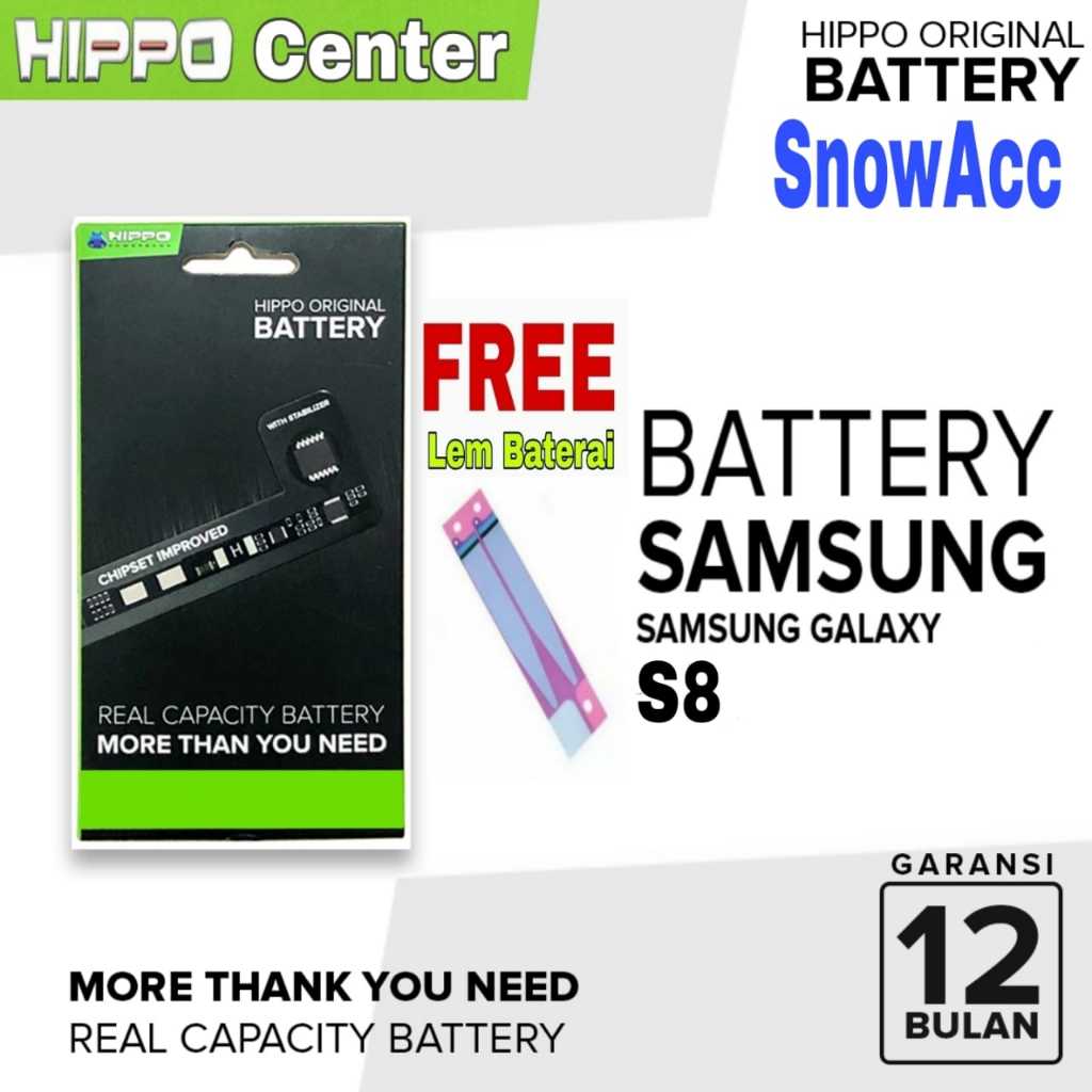 Hippo Baterai Samsung S8 Baterai Samsung Galaxy S8