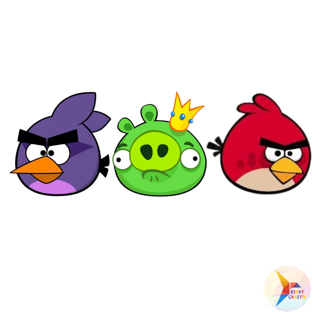 

Storycraftsid Sticker Kartun Animasi Angry Bird
