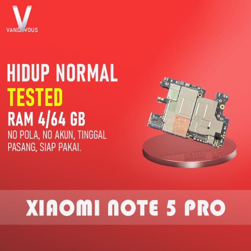 Sparepart Mesin Hidup Xiaomi Note 5 Pro