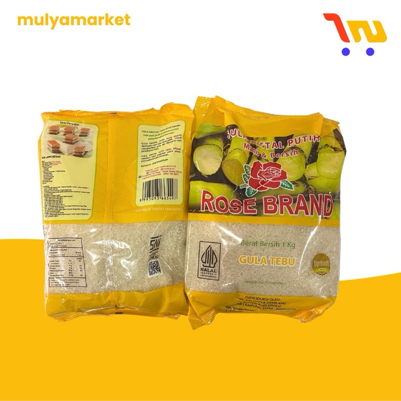 

Gula Rose Brand Kemasan 1KG (GULA TEBU)