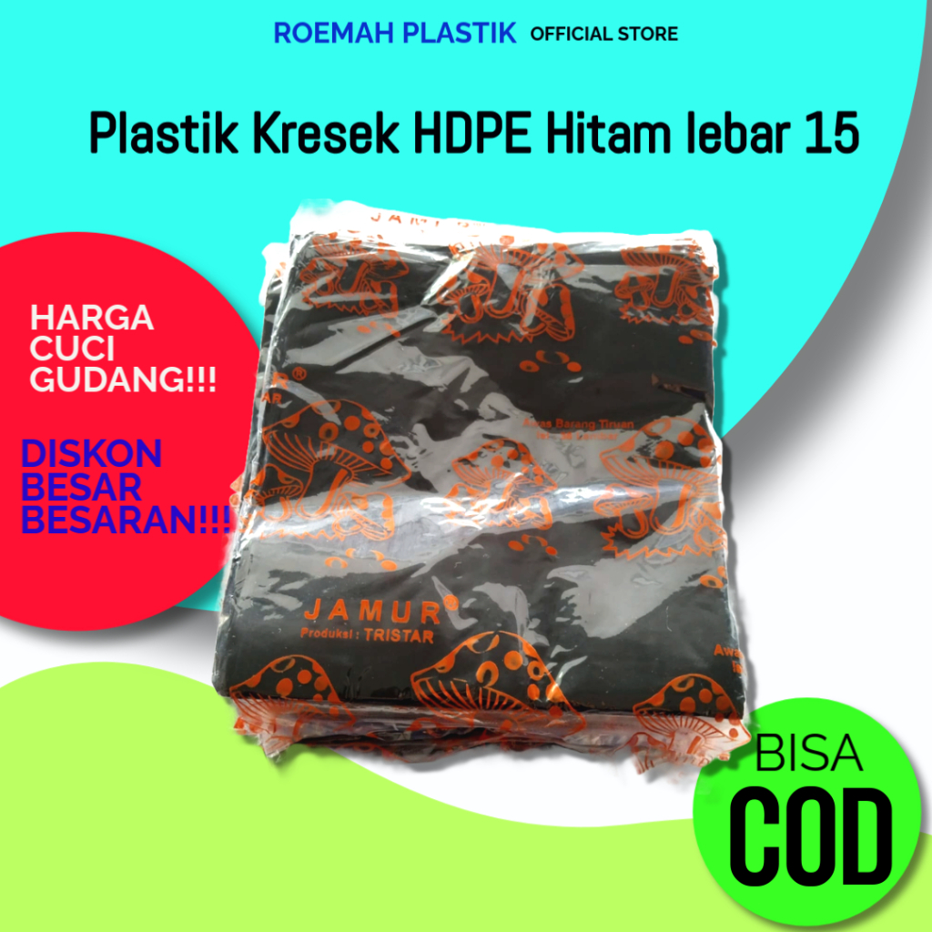 Kantong Sampah Plastik Kresek Kecil Warna Hitam