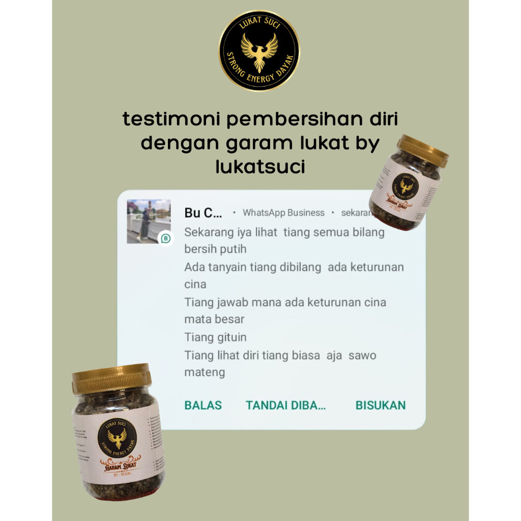 

RB Garam Lukat Dayak Strong Positive Energy (Lukat Suci)