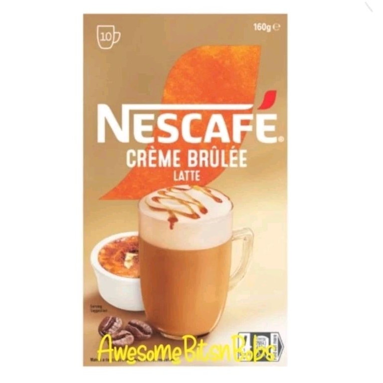

Nescafe Australia Creme Brulee Latte Coffee 10 Sachets