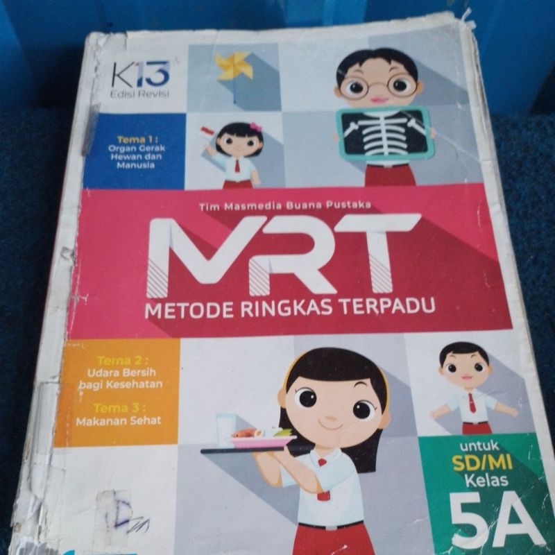 BUKU MRT / METODE RINGKAS TERPADU 5A KELAS 5 SD K13 EDISI REVISI
