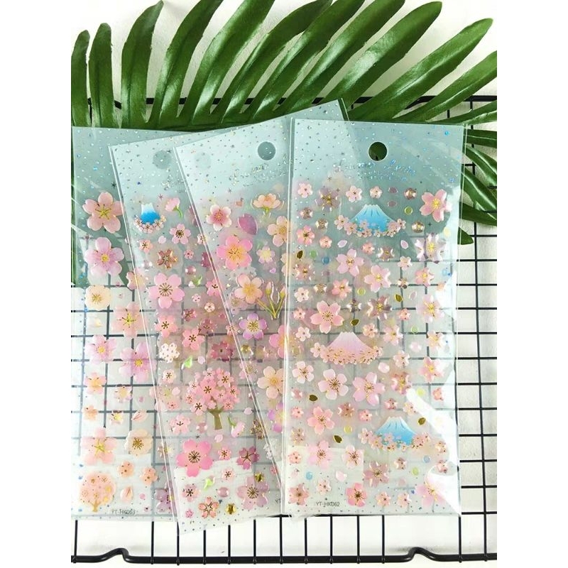 

stiker bunga sakura sticker sakura