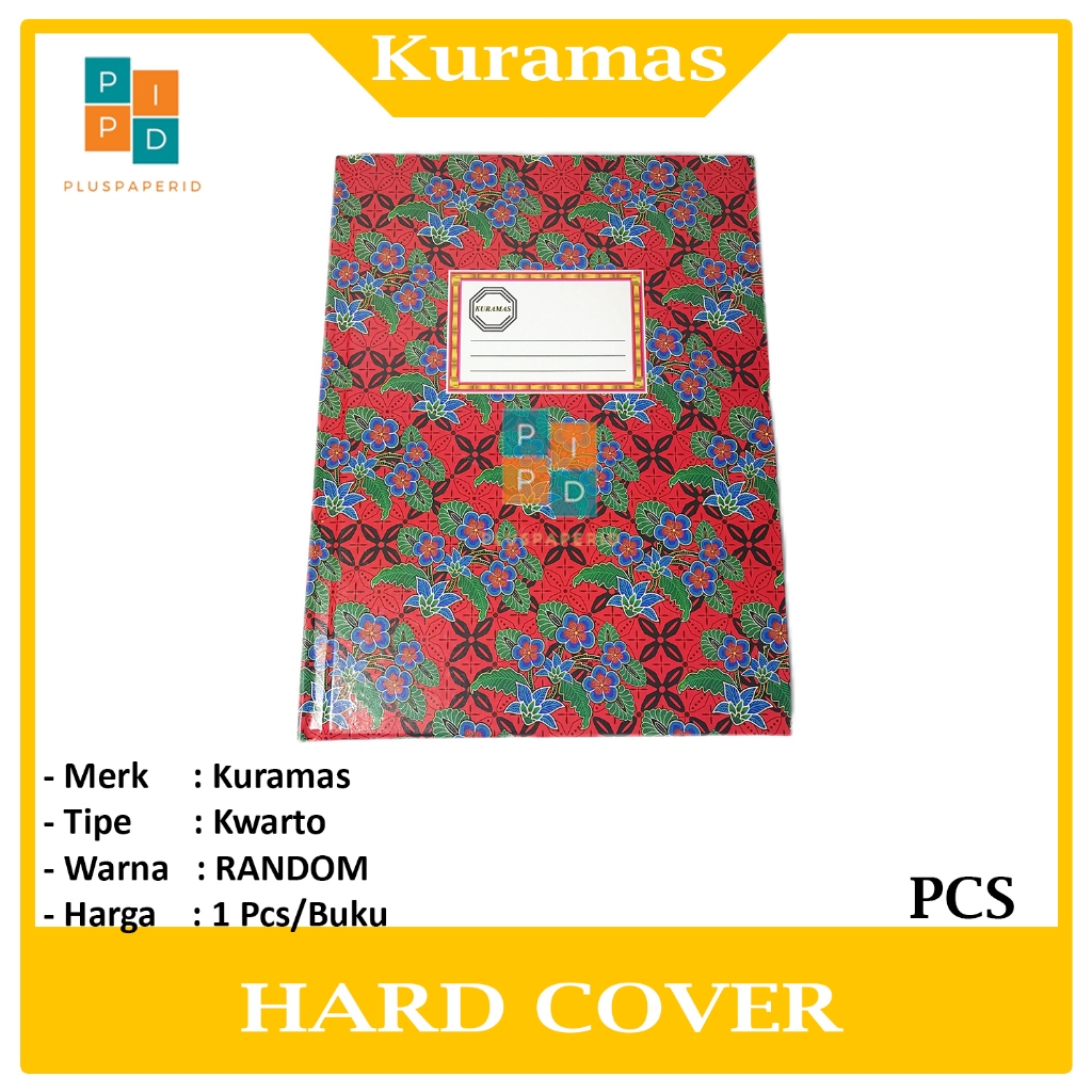 

KURAMAS - Buku Hard Cover Kwarto Isi 200 Lembar - PCS