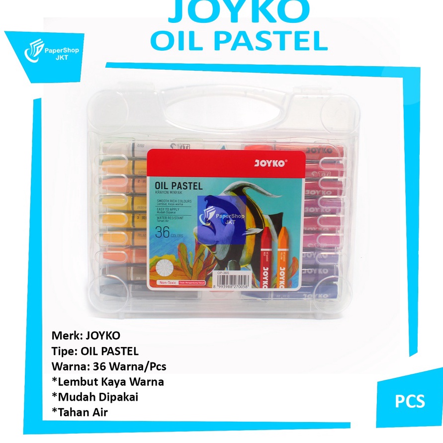 

PRODUK BARU KAMI Krayon Minyak 36 Warna Crayon 36 Colors Oil Pastels Set