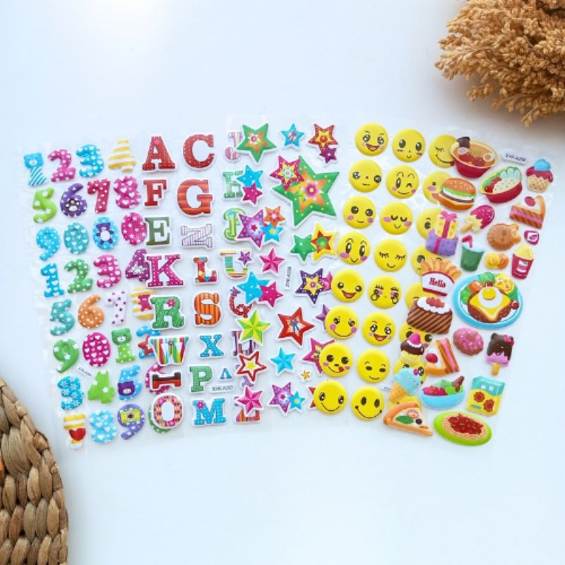 

(PILIH MOTIF) STIKER ANAK 3D STICKER KARAKTER TIMBUL