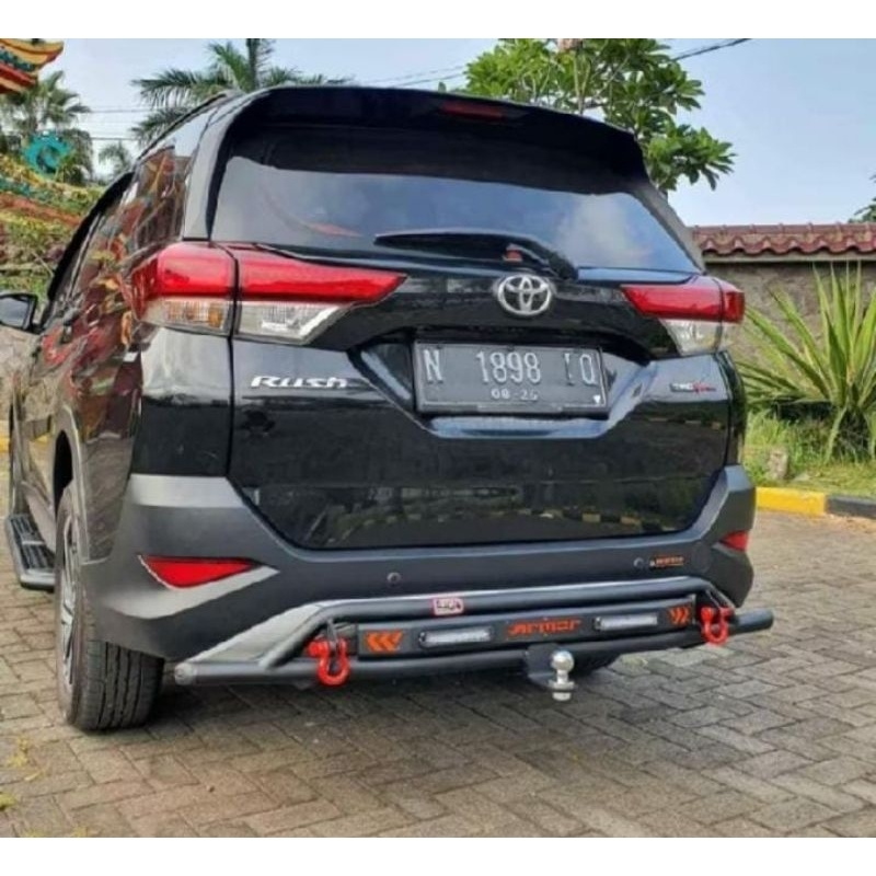 Towing Bar Mobil Calya / Sigra Belakang Rhino Armor Bumper Guard