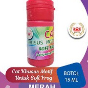 

HEMAT Biotex Cat Lukis Khusus Motif Soft Frog 15 Ml Merah
