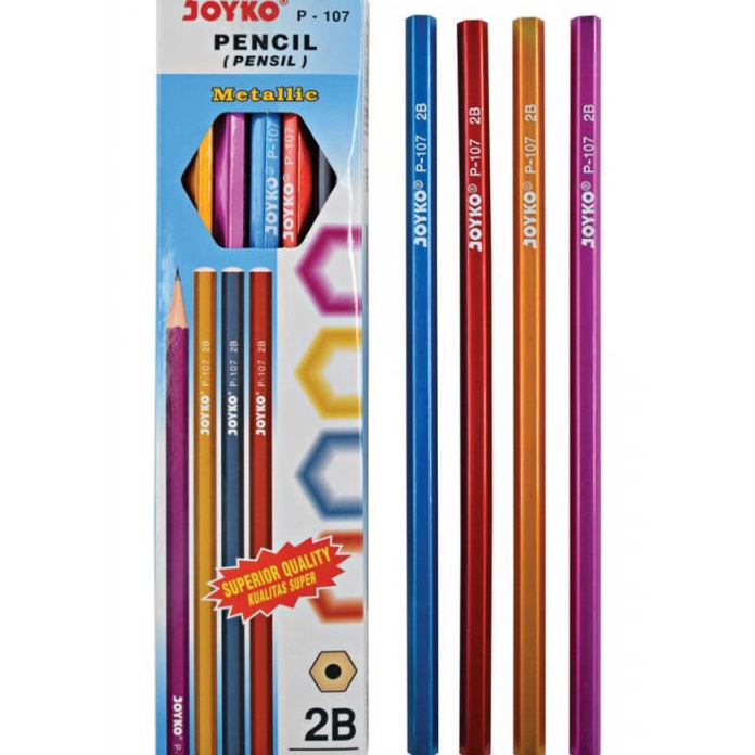 

FANTASTIS Pensil 2B P17 Metallic 1pak12pcs